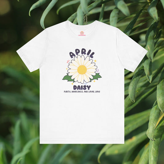 April Birth Flower T-Shirt | Daisy | Unique Birthday Gifts for Her | BloomsByBirth Floral Tees